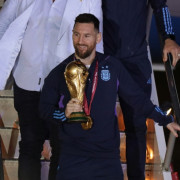 Lionel Messi recibió el Olimpia de Oro, el premio deportivo más importante de Argentina