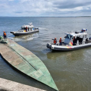 Incautan cuatro toneladas de cocaína en un semisumergible decomisado en Tumaco (Nariño)