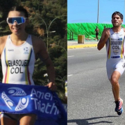 María Carolina y Carlos Javier brillaron en la Copa Panamericana de Triatlón en Venezuela
