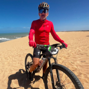 Enrique Jaramillo fue subcampeón en La Guajira Bike Challenge