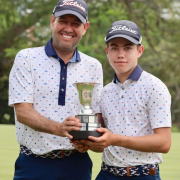 Santiago y Samuel ganaron el Campeonato Nacional de Padres e Hijos en Golf