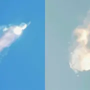 Explota el cohete Starship en el aire, poco después de despegar