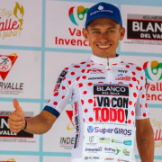 Dídier Chaparro, de Supergiros, es tercero en la Vuelta al Valle