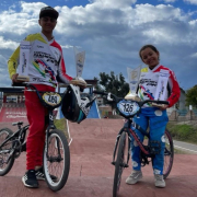 Luciana y Jerónimo se bañaron en oro en el Panamericano y Latinoamericano de BMX