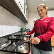 Usuarios celebran la llegada del gas a Manizales 