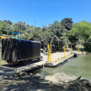 Plan de barcazas sobre el río La Vieja, entre Quindío y Valle, con riesgo de hundirse  