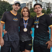 7 medallas para la natación con aletas de Caldas en Medellín
