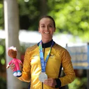 La caldense Diana Carolina Peñuela gana medalla de plata en los Juegos Centroamericanos