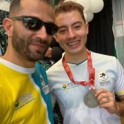 El patinaje artístico de Caldas celebró medalla de plata en Nacional de Sabaneta