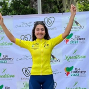 Ciclista manizaleña de Supergiros fue campeona en la Clásica Rubén Darío Gómez