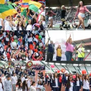 Fiesta deportiva en el Palogrande con la inauguración de los Juegos Intercolegiados