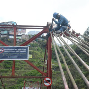 Comienzan adecuaciones en el puente Olivares, en Manizales, ante anuncios de reforzamiento