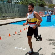 Juan Esteban logró oro en el America Triathlon Para Cup Santa Marta