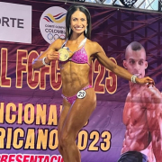 Claudia Milena quiere ser la reina de los músculos en el Suramericano de Lima