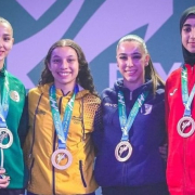 Karateca caldense logra oro en los World Combat Games de Arabia Saudita