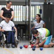 Susana y Carlos Andrés son ¡oros! en el boccia de los Intercolegiados de Manizales