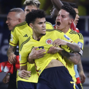 Un doblete de Luis Díaz le permite a Colombia remontar y vencer a Brasil 2-1