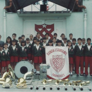 La banda de la I.E. San Juan Bautista de La Salle, en Manizales, entona 30 años de orgullo
