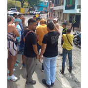 Con protesta aplazan intervención de la calle 8 en el corregimiento de Arauca (Palestina)