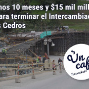 Los avances y tropiezos del Intercambiador de Los Cedros, expuestos en Un Café trasnochado