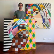 Pintor manizaleño presentará obras en exposición de arte con 200 galerías en Miami