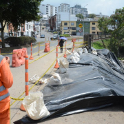 Listos arreglos de tubería en el sector del INEM, ahora a evaluar los daños