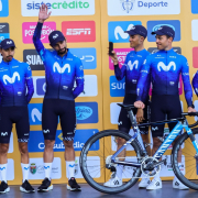 Tour Colombia: las estrellas del ciclismo brillaron sobre Tunja en la presentación