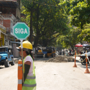 Pavimentan la vía principal en Arauca, corregimiento de Palestina