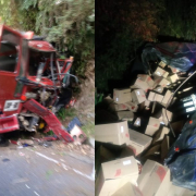Conductor de tractocamión murió en accidente en Cerro Bravo