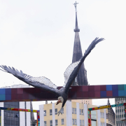 Esculturas de aves, monumentos a la biodiversidad que adornan Manizales