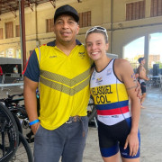 María Carolina Velásquez compite hoy en la Copa Mundo de Triatlón de Chengdu (China)