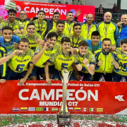 Dos caldenses quedaron campeones mundiales de microfútbol con Colombia
