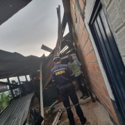 Vendaval afectó cinco viviendas en tres veredas de San José (Caldas)