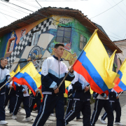 Risaralda (Caldas) ya izó bandera por el Grito de Independencia 