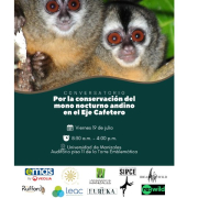 Conversatorio en Manizales: Aprenda sobre el mono nocturno en el Eje Cafetero