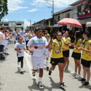 Ondea la llama en Filadelfia (Caldas): se inauguraron los 45 Juegos Regionales