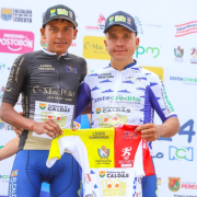 El equipo 100% Huevos Manizales Caldas logró hoy tres lideratos en el Clásico RCN