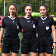 Conozca a las trillizas Vásquez, árbitras caldenses, y su sueño de ser FIFA