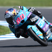 El colombiano David Alonso iguala el récord de victorias de Valentino Rossi