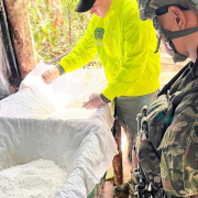 Incautaron al menos una tonelada de cocaína del Eln en zona rural de Cúcuta