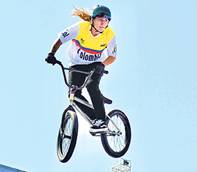 Queen Saray Villegas Serna, ciclista vallecaucana, logró el cuarto puesto en la final de BMX estilo libre en los Juegos Olímpicos de París 2024. Los colombianos no han obtenido medallas en ninguna disciplina, pero esta deportista ganó un diploma olímpico para Colombia. Queen Saray Villegas Serna, ciclista vallecaucana, logró el cuarto puesto en la final de BMX estilo libre en los Juegos Olímpicos de París 2024. Los colombianos no han obtenido medallas en ninguna disciplina, pero esta deportista ganó un diploma olímpico para Colombia.