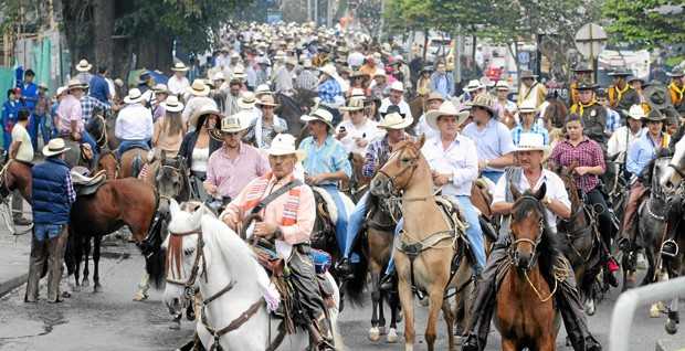 Esta actividad es tradicional al comienzo de la Feria.