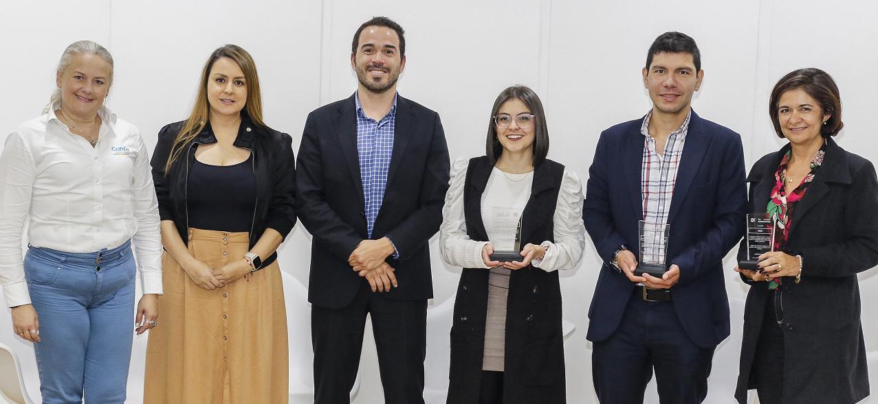 Margarita María Maya Ortega, Tatiana López Franco, Daniel Hurtado Cano, Camila Palacio Arce, Jorge Alberto García García y Luz Adriana Alarcón González.