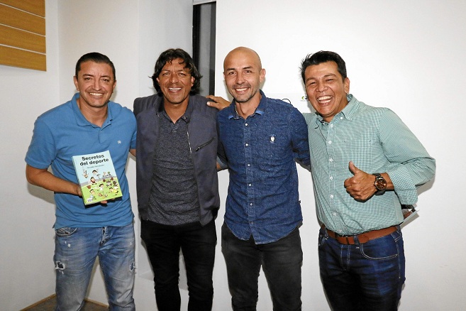 Leonardo Hernández, Juan Carlos Henao, Elkin Soto y Diego Espinoza.