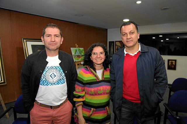 Gustavo Adolfo Ossa, Gloria Dávila y Miguel Hurtado. Gustavo Adolfo Ossa, Gloria Dávila y Miguel Hurtado.