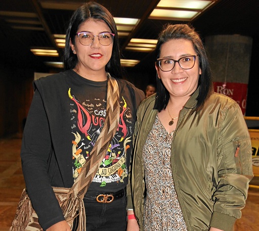 Lina Ospina y Alexandra León. Lina Ospina y Alexandra León.