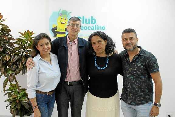 Integrantes del comité de solidaridad de Ceocal: Deysi Castellanos Castellanos, Jorge E. Azuero, Guipselly Ríos y Julián Marcelo Castro. Integrantes del comité de solidaridad de Ceocal: Deysi Castellanos Castellanos, Jorge E. Azuero, Guipselly Ríos y Julián Marcelo Castro.