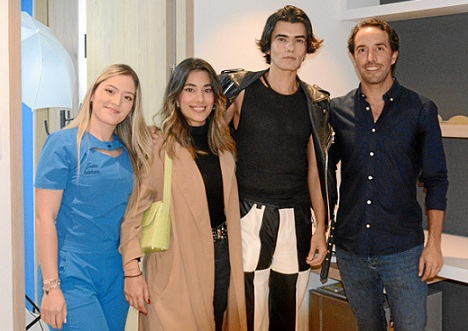 Laura Jaramillo, asistente del spa; Alejandra Vargas y Alejandro Arango. Laura Jaramillo, asistente del spa; Alejandra Vargas y Alejandro Arango.