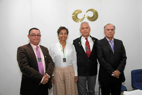 Ángel María Ocampo Cardona, presidente de la Academia Caldense de Historia; Isabel Cristina Bermúdez, Alonso Valencia Llano y Albeiro Valencia Llano. Ángel María Ocampo Cardona, presidente de la Academia Caldense de Historia; Isabel Cristina Bermúdez, Alonso Valencia Llano y Albeiro Valencia Llano.