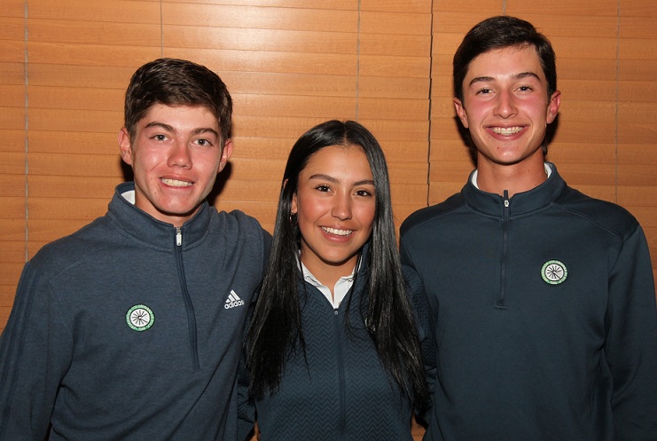 Samuel González, María José Cardona y Tomás Restrepo, campeones Sudamericanos de Golf. Samuel González, María José Cardona y Tomás Restrepo, campeones Sudamericanos de Golf.